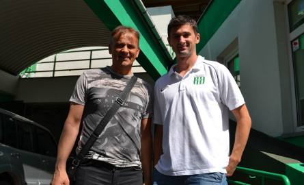 Dariusz Kubicki, trener Olimpii (z lewej): - Arkadiusz Aleksander to pilkarz znany z dobrej strony nie tylko z boisk I-ligowych, ale i ekstraklasy