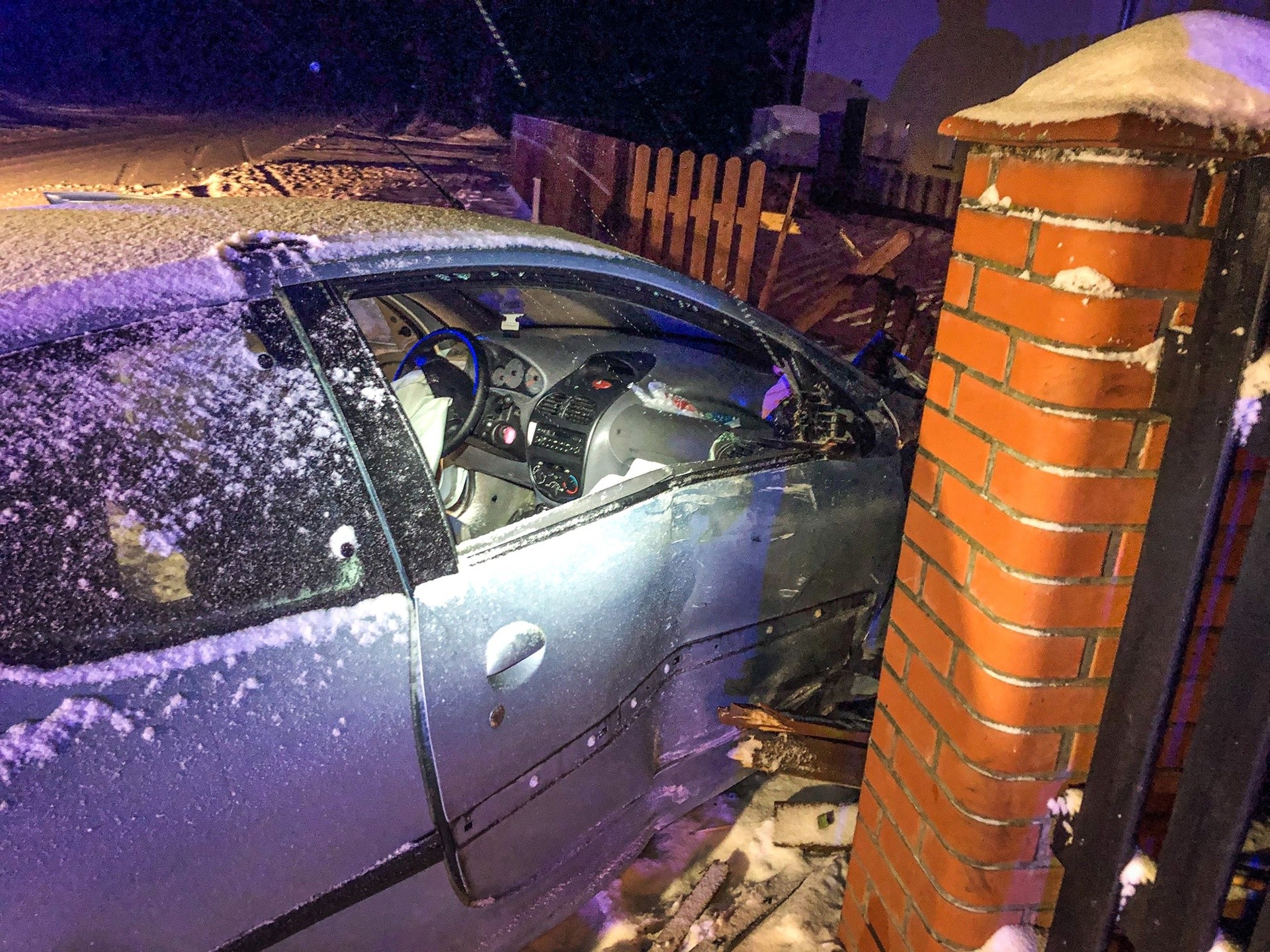 Dolny Śląsk Wypadek Peugeot 206