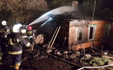Pożar w Starachowicach. Spłonął dom i szopa