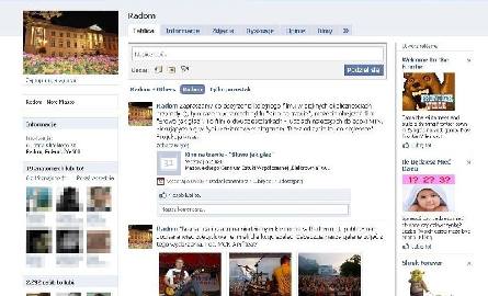 Na Facebooku można znaleźć między innymi relacje z imprez odbywających się w Radomiu.
