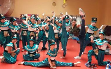 Zespół Fuks zaprezentował układ „W starożytnym Egipcie” w bloku tańca nowoczesnego