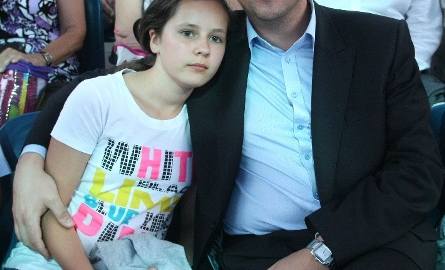 Grzegorz Gałuszka z córką
