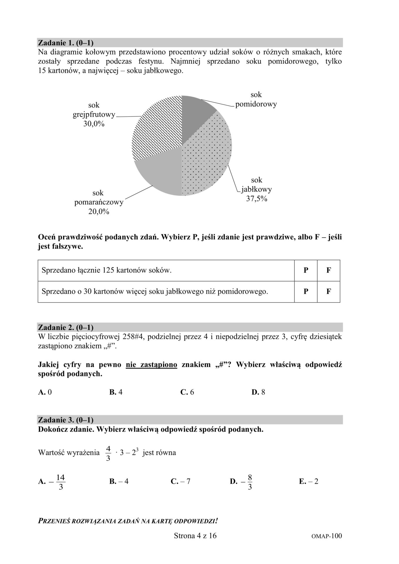 Próbny Egzamin Ósmoklasisty 2020 Język Polski Matematyka Zobacz Arkusz I Odpowiedzi 2287