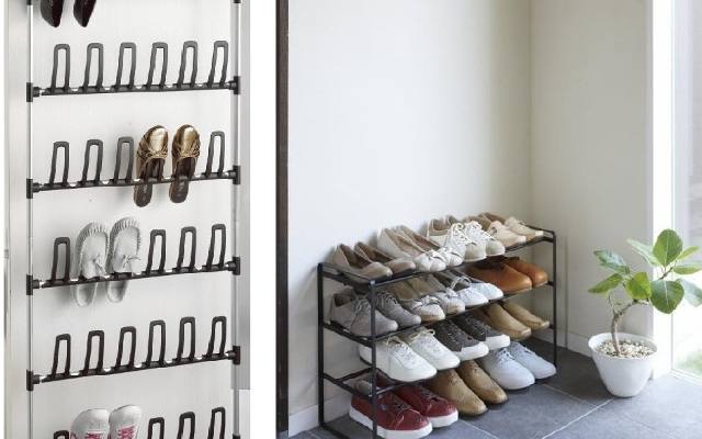 Pomysły idealne na przechowywanie butów na małej powierzchni. Takie rozwiązania do wydatek ok.150–180 złotych.