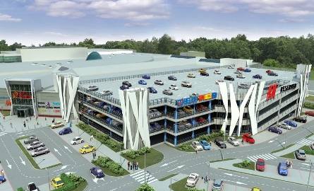W nowym parkingu wielopoziomowym znajdzie się miejsce dla 1410 aut.