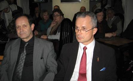 Kolejne prelekcje wygłosili Slawomir Adamiec i Cezayry Jędrzejewski(z lewej)