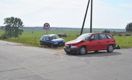 Opel kontra fiat. Jedna osoba ranna [FOTO]