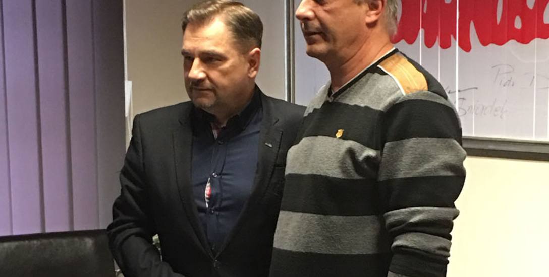 W sprawie szykanowania związkowców w Białogardzie Wiesław Haik rozmawiał z szefem Solidarności Piotrem Dudą