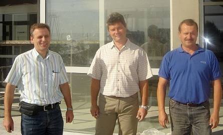 Narwiańska, to inicjatywa łapskich przedsiębiorców, czyli (od lewej) Jarosława Dadury, Mariusz Romana i Andrzeja Owczarczuka.