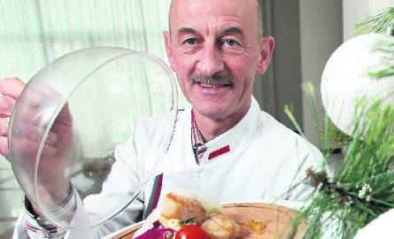 Jean Bos, szef kuchni Binkowski Hotel w Kielcach:-  Każde danie zyskuje, jeśli pięknie się je poda.