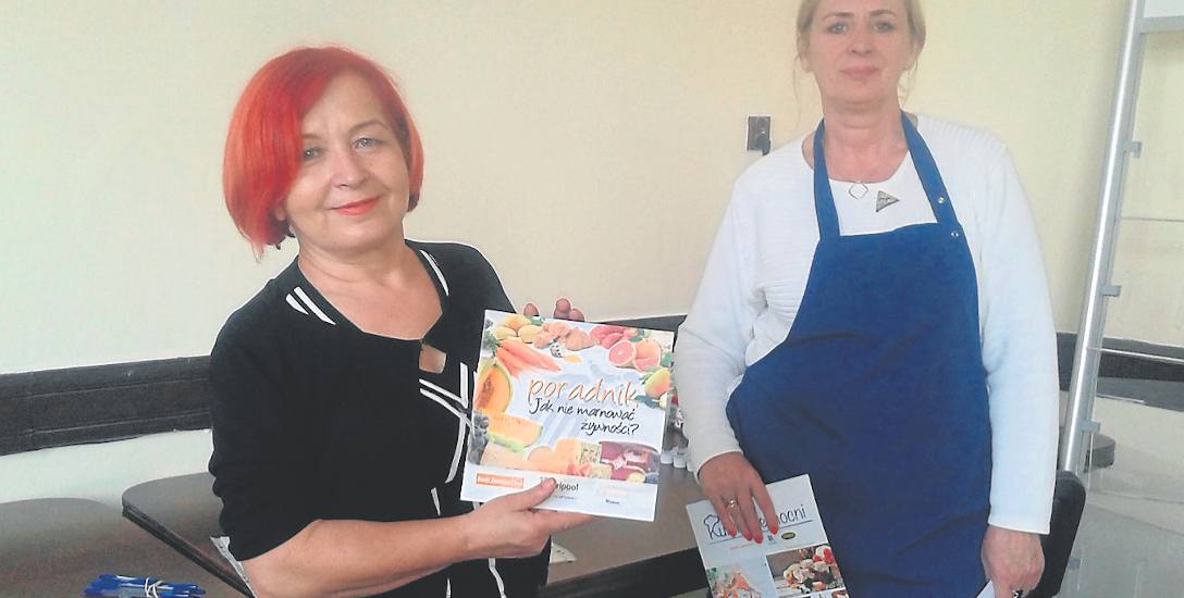 Warsztaty kulinarne w Darłowie poprowadziły: Bożena Pudło i Zofia Jabłońska z Banku Żywności w Nowych Bielicach