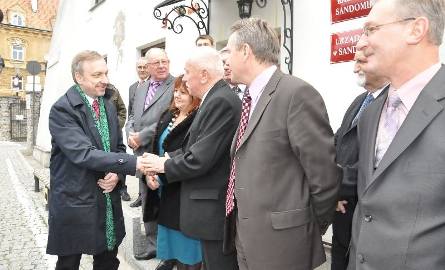 Minister kultury Bogdan Zdrojewski odwiedził Sandomierz