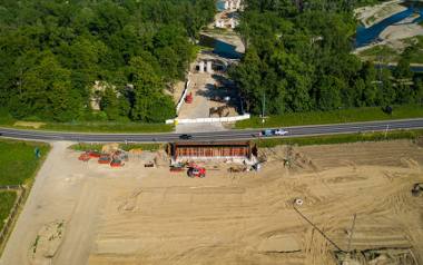 W ramach budowy obwodnicy Oświęcimia do S1 powstaje m.in. wiadukt od ul. Legionów z mostem nad Sołą