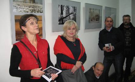 Wystwwę otworzyła Barbara Polakowska, kurator Malej Galerii RTF.