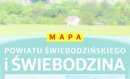 Mapa powiatu świebodzińskiego i Świebodzina, 29 października w prezencie z tygodnikiem "Dzień za Dniem"