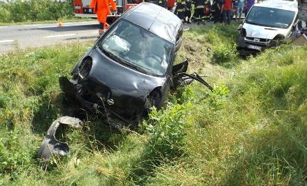 Wypadek w sobotę w Chmielniku.