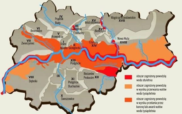 mapa zalewowa krakowa tereny zalewowe mapa tarnow   Gazetakrakowska.pl