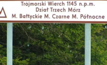 Informacje z tablicy mówią same za siebie - to wyjątkowe i jedyne takie miejsce w Polsce