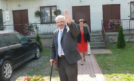 Najstarszy przedstawiciel rodziny – 90-letni Ireneusz Feliks Dynkowski.