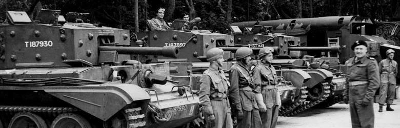 Polska dywizja pancerna powstawała w Szkocji, gdzie generał Stanisław Maczek dotarł po upadku Francji w 1940 r.