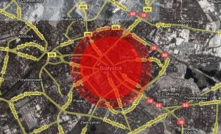 Bomba atomowa wybucha w Białymstoku. Ścisłe centrum miasta zostaje zmiecione z powierzchni ziemi.