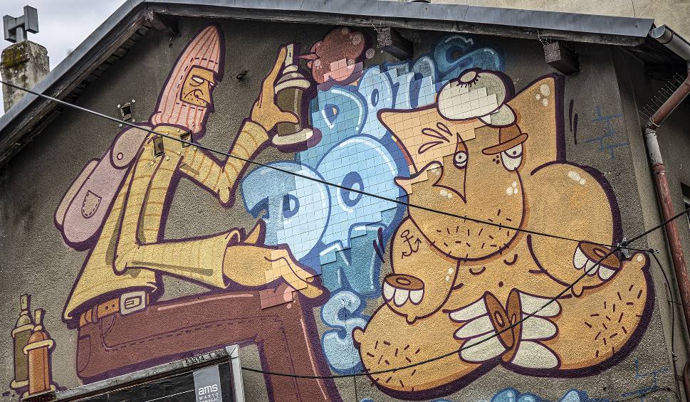 Film do artykułu: Katowice street artem stoją! Wszystko za sprawą projektu "W ramach miasta: Urban Art". Zobacz pracę, która pojawiła się przy Mikołowskiej 48