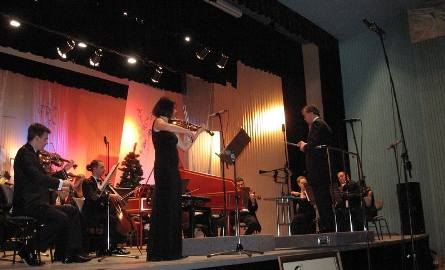 Alina Komissarova pięknie grała na skrzypcach