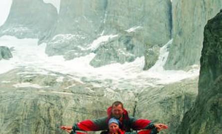 Strzeliste góry Torres del Paine w południowym Chile. To jeszcze Patagonia