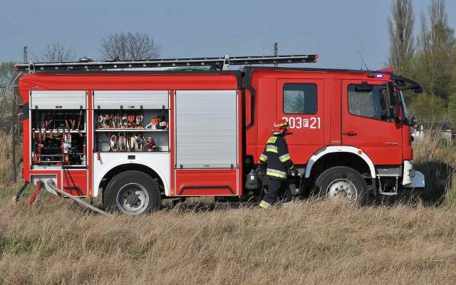 Pożar na DK11 w Wielkopolsce. Trasa Poznań - Oborniki jest zablokowana
