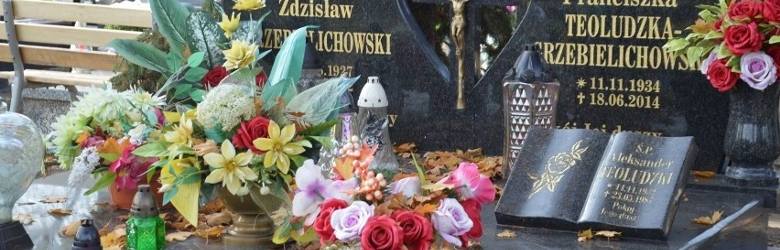 Znani i lubiani, spoczywający na cmentarzach w Żaganiu i Szprotawie. Grób Franciszki Teoludzkiej