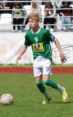 Jakub Kończyk we wtorek w sumie strzelił cztery gole dla Irlandii.