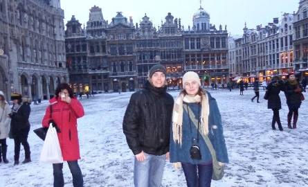 Stąporkowian zaskoczyła w Brukseli zima, ale wrażenia i tak pozostały niesamowite.