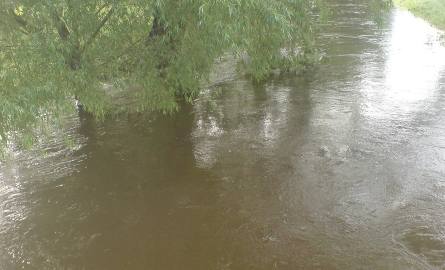 Poziom wody w rzece jest nadal podwyższony, ale Wyderka już nie wylewa.