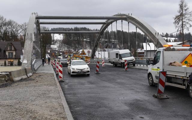 Most na zakopiance w Białym Dunajcu otworzony dla kierowców [ZDJĘCIA]