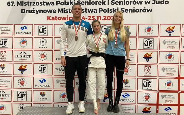 Wspaniały sukces judoczki z Poznania! Natalia Stokłosa mistrzynią Polski seniorów. Nagrodzony został także trener PGE Akademii Judo