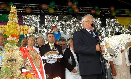 Jerzy Koziński, starosta zwoleński zapewnił, że będzie sprawiedliwie dzielił chlebem