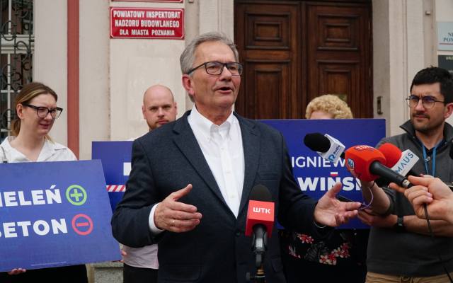 Zbigniew Czerwiński ruszył z kampanią przed II turą wyborów na prezydenta Poznania. 