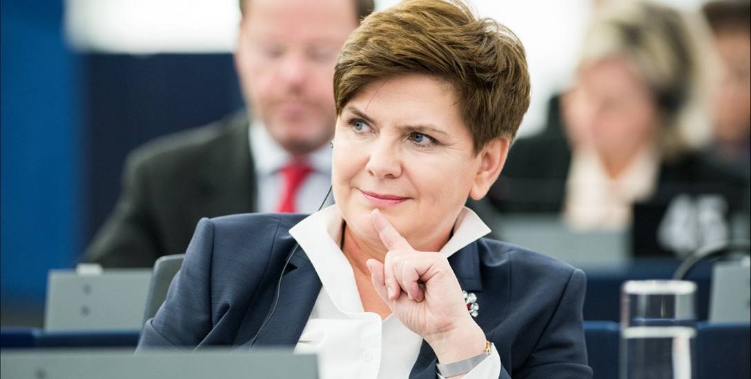 Premier Beata Szydło podczas debaty