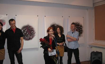 - Gratuluję i zachęcam do dalszych wystaw – mówiła Agnieszka Sieradzka, szefowa galerii plastycznej "Łaźni”