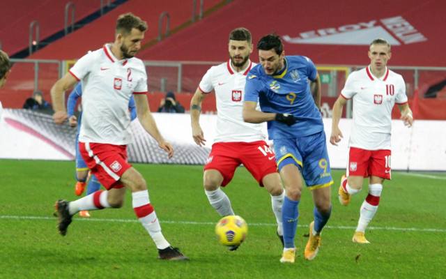 Polska - Ukraina 2:0 ZDJĘCIA Szczęśliwe zwycięstwo kadry na pustym Stadionie Śląskim. Wynik lepszy niż gra