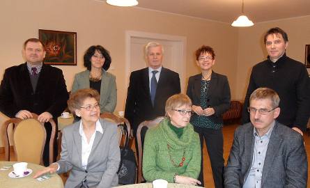 Członkowie Kapituły Nagrody im. Aleksandra Gąssowskiego w Grudziądzu, tuż po ogłoszeniu werdyktu.