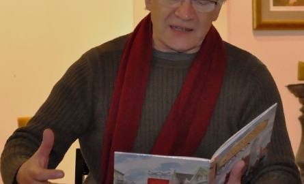 W Domu Długosza w Sandomierzu Andrzej Seweryn czytał dzieciom fragmenty książki „Raz na Rynku w Sandomierzu” Anny Kwiecińskiej-Utkin.