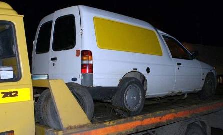 Samochód Litwina został odholowany na policyjny parking