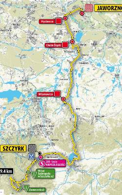 4.etap - 7 sierpnia Jaworzno – Szczyrk (179 km)
