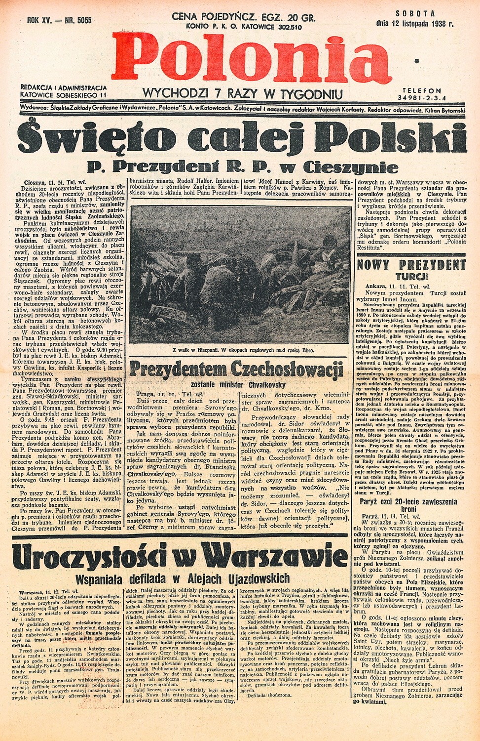 Zobacz O Czym I Jak Pisały śląskie Gazety W Listopadzie 1918 I 1938 Roku Reprinty 8880