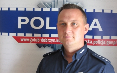 st. asp. Krzysztof Jasieniecki, Komenda Powiatowa Policji w Golubiu-Dobrzyniu