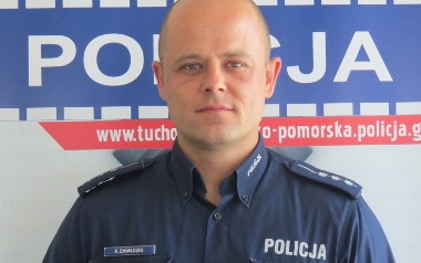 st. asp. Paweł Zawadzki, Posterunek Policji w Cekcynie