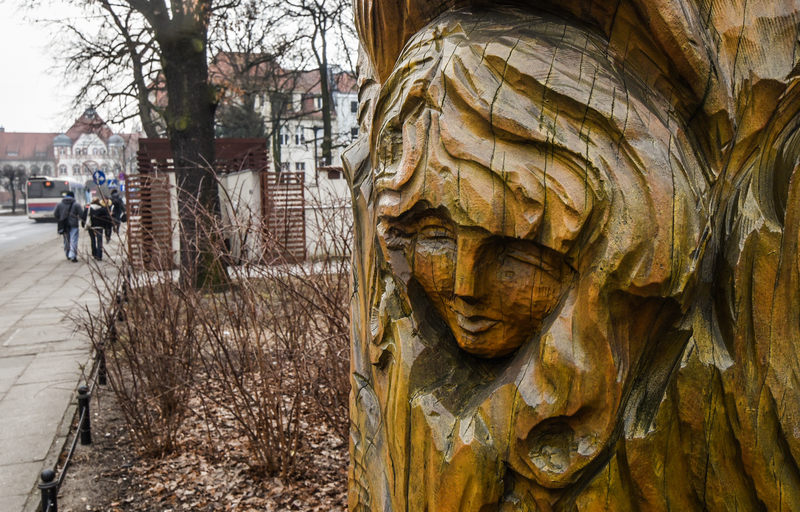 Przy al. Mickiewicza czy ul. Słowackiego znajdują się pnie obumarłych drzew – rzeźb, które są dziełem: