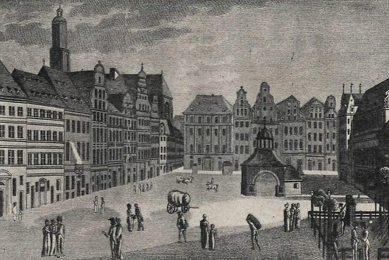 To wrocławski Rynek na początku XIX wieku. Co znajdziemy dziś w tej jego części?