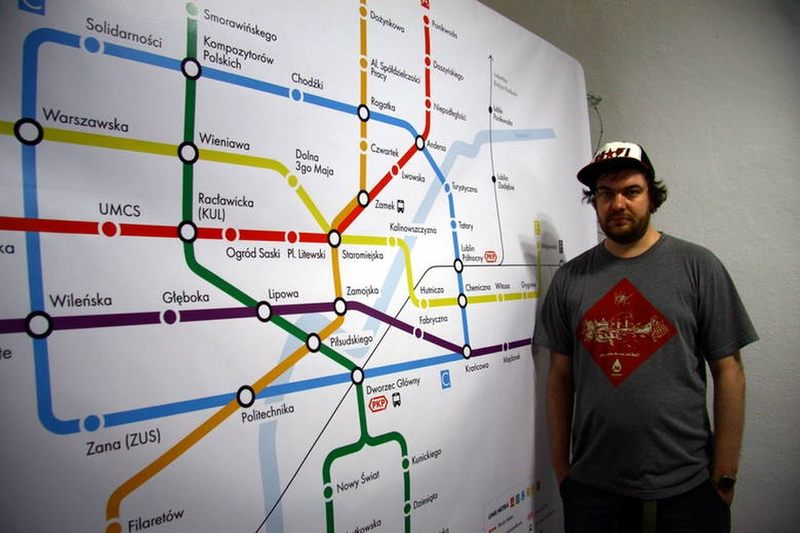 Lubelski grafik przygotował niedawno projekt metra w Lublinie. Ile linii, według jego pomysłu, ma liczyć lubelska kolejka podziemna? 